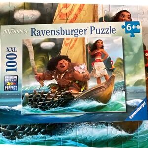 Ravensburger "Moana and Maui" 100 Piece Puzzle – Complete, Great Quality (2016)